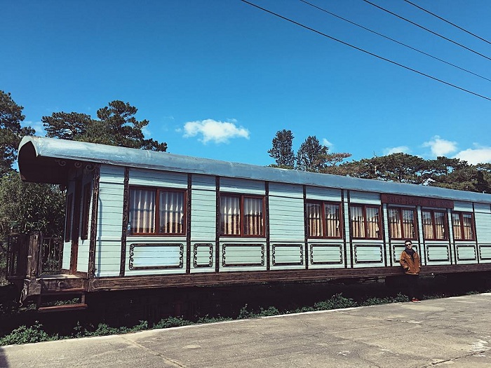 Dalat train station Vietnam, French architecture